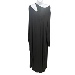 Future Collective Reese Blutstein Black Maxi Dress Plus‎ Size 4X Cutout